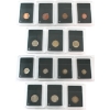 Image 2 : USA Group Lot of US Error Coins. 14pcs plus Guide Book. 