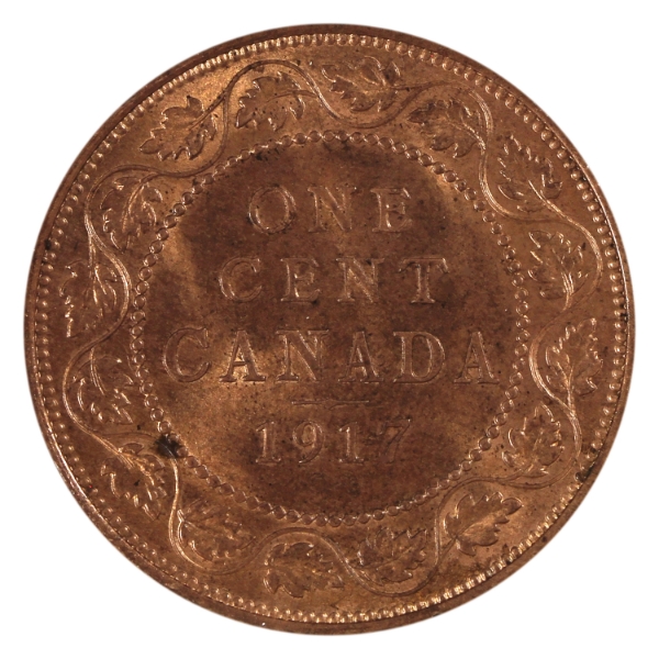 1-cent 1917 Choice BU Red & Brown