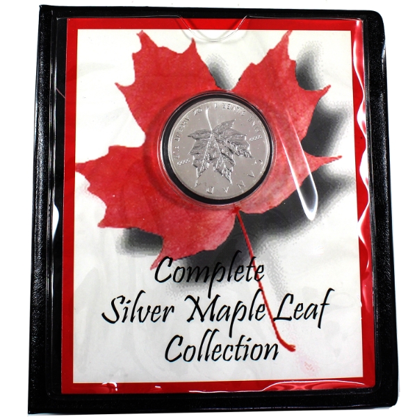 1989 $5 Silver Maple Leaf in First Commemorative Mint Holder (Tax Exempt)