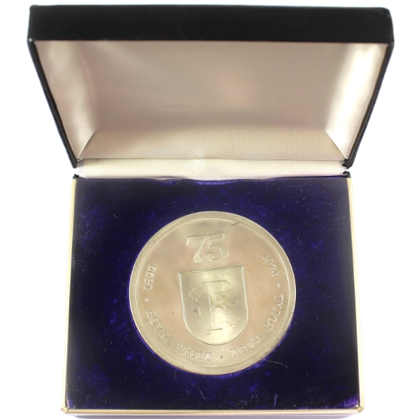 RBC 1974 Royal Trust 75th Anniversary Medal 131.1g-Cupronickel, 64mm