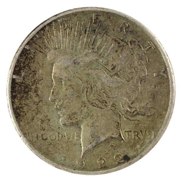 USA Silver 1922S Peace Dollar