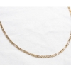 Image 2 : 18K Yellow Gold 2mm Figaro Link Chain w/ Lobster Clasp. 20" in Length & 6.3 grams. 