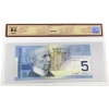 Image 2 : BC-62aA-i 2002 $5 BCS Choice UNC64 Original Knight-Dodge Replacement Printed in 2003 SN:HNM2784566