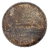 Image 2 : Silver $1 1954 ICCS MS65. Nice eye appeal with reddish brown tones