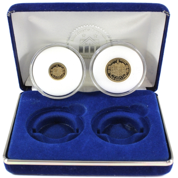 Cook Islands 2006 $5 & $10 Tribute To Canada 2-Coin Gold Proof Set