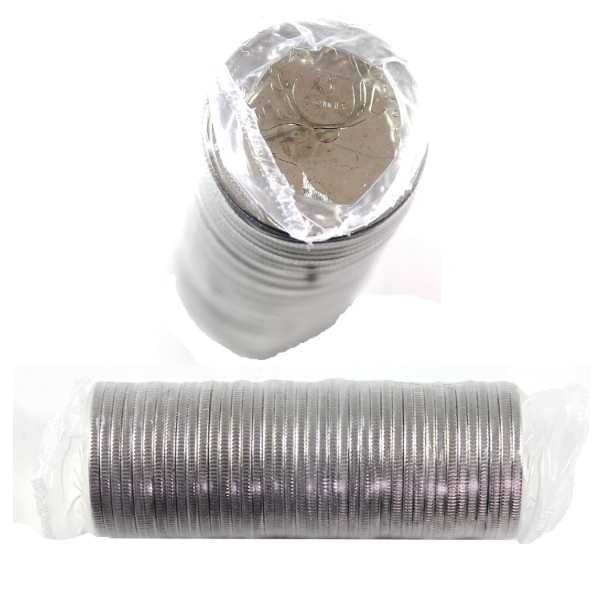 Roll 25-cent 2001 No P Roll of 40pcs