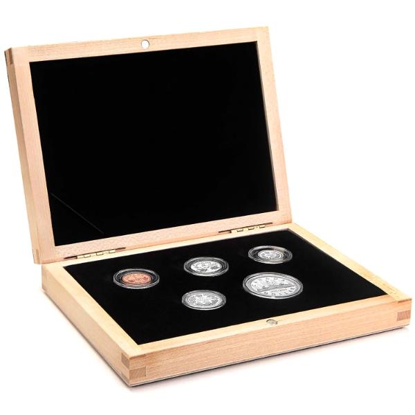 2010 Canada's Voyageur Dollar Anniversary Limited Edition 5-coin Proof Set