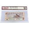 Image 1 : BC-5aA 1986 $2 BCS Choice UNC64 Original Crow-Bouey Replacement SN:ARX0700635