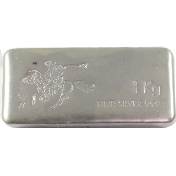 Kilo SilverTowne Pony Express .999 Fine Silver Bar (Tax Exempt) 