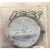 Image 2 : Silver $1 1945 5/5 ICCS EF40 (Harshly Cleaned)