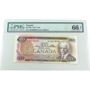 Image 1 : BC-52b 1975 $100 PMG GEM UNC66 EPQ Crow-Bouey SN: AJK6398044