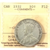 Image 1 : 50-cent 1932 ICCS F12
