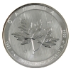 Image 1 : 10oz 2017 $50 Magnificent Maple Leaves .9999 Fine Silver Coin (Tax Exempt)