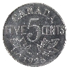 Image 3 : 5-cent 1925 ICCS AU55 *Key Date!*