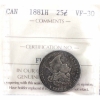 Image 1 : 25-cent 1881H ICCS VF30
