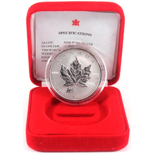 1oz 1998 $5 SML w/ Year of the Tiger Privy .9999 Fine Silver Round (Tax Exempt)