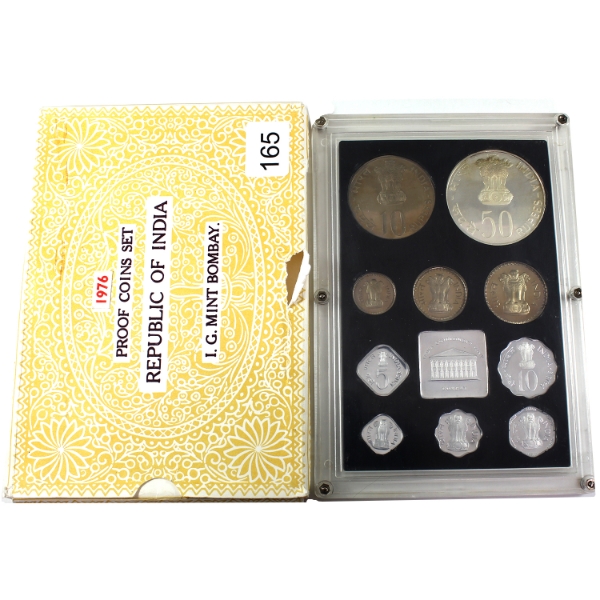 India 1976 11-Coin Proof Set