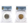 Image 1 : 5-cent 1942 Tombac & 1942 Nickel PCGS MS64. 2pcs