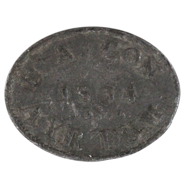 LR-723F 1834 Ayr Dumfries U.A. CON Communion Token
