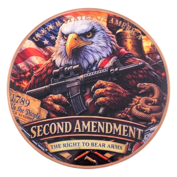 Kilo USA The 2nd Amendment .999 Fine Copper Medal