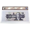 Image 2 : BC-57aA 1989 $10 ADX Replacement BCS CUNC62 Original Thiessen-Crow SN: ADX4651073