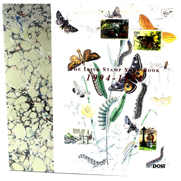 Ireland 1994-1995 The Irish Stamp Year Book in Hardcover Book