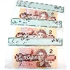 Image 1 : BC-55a, BC-55b, & BC-55c-i 1986 $2 Legacy Superb GEM UNC67 PPQ Bank of Canada Notes. 3pcs.