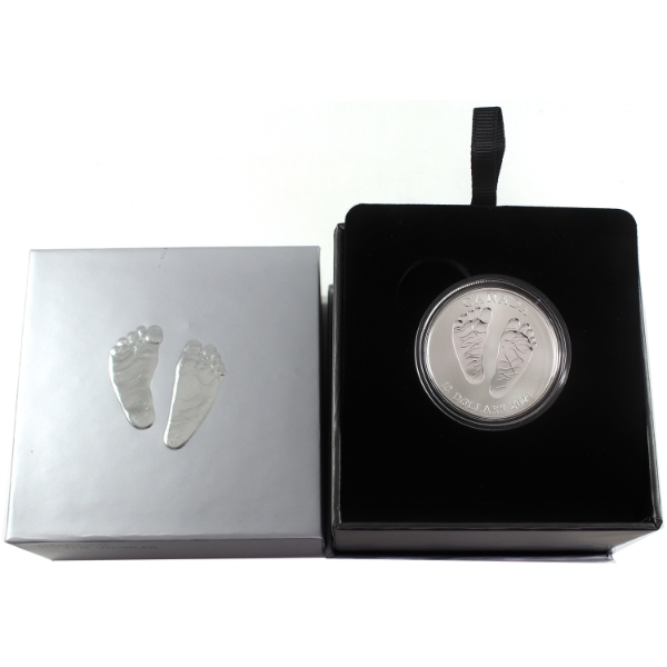 2024 $10 Welcome to the World Baby Feet 1/2oz .9999 Fine Silver (Tax Exempt)