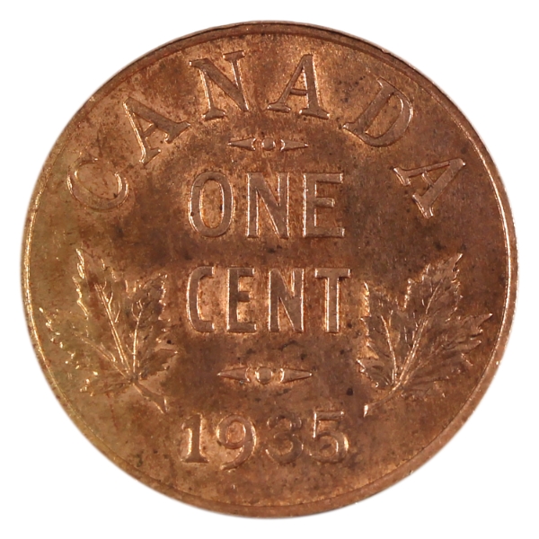 1-cent 1935 Choice BU