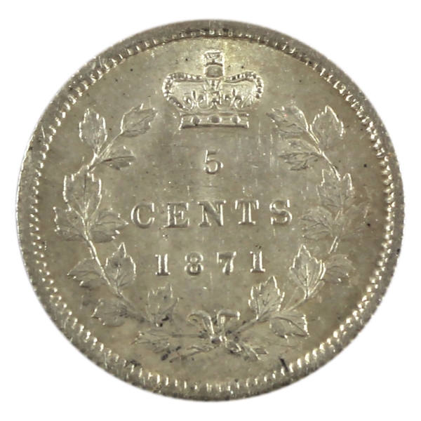 5-cent 1871 UNC+