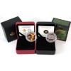 Image 1 : 2012 $10 Canadian Geographic - Praying Mantis & 2015 $5 Year of the Sheep Fine Silver Coins. 2pcs.