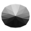 Image 5 : 2023 $50 Forevermark Black Label Oval Diamond-Shaped Fine Silver Coin (Tax Exempt)