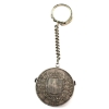 Image 2 : Italy 1869 5 Lire Coin Attached to a Key Chain & Modified to Hold a Small Knife, Filer & Scissor