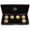 Image 1 : 6x Tristan da Cunha 2015 Magna Carta Legacy Gold-plated Crowns Issued by the Bradford Exchange. 