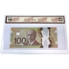 Image 2 : RADAR BC-73a-N1-iii 2011 $100 4 Digit RADAR EKG7582857 BCS CUNC64 Original Macklem-Carney