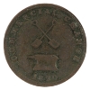 Image 1 : CH# UC-9A4 1820 Upper Canada Commercial Change Half Penny Token Above A