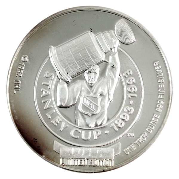 1oz Enviromint LE Montreal Canadiens Stanley Cup Champions 1993 .999 Silver Round w/ COA
