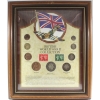Image 1 : British World War II Collection in Wooden Frame
