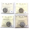Image 1 : 5-cent 1949, 1950, 1951 Commemorative & 1952. All ICCS Certified MS64. 4pcs. 