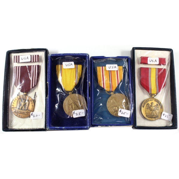 1941-1953 USA War Medals. 4pcs
