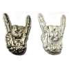 Image 1 : 3oz Bison Bullion Thrasher Skeletal Hand .999 Silver, Shaped. 2pcs. (Tax Exempt)