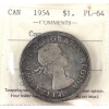 Image 1 : Silver $1 1954 ICCS PL64 Cameo