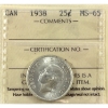 Image 1 : 25-cent 1938 ICCS MS65