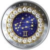 Image 6 : 2019 $5 Zodiac 12-Coin .9999 Fine Silver Set in Decorative Box. (Tax Exempt)