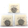 Image 2 : 50-cent 1968 Missing 'A', 1972 Missing 'A' & 1973 Missing 'AD' ICCS MS63. 3pcs.