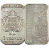 1oz Scottsdale Mint .9999 Fine & 1oz Niue 2013 $2 Scottsdale Mint Replica .999 Fine Silver Bars