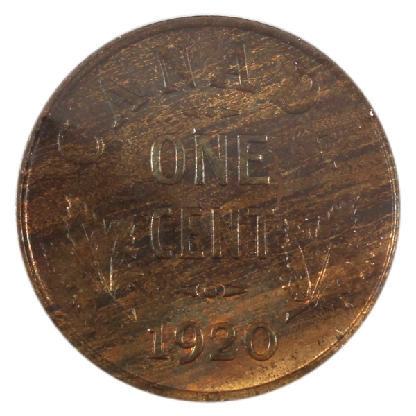 1-cent 1920 Choice BU Lustrous Brown