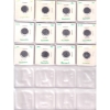 Image 2 : Denmark 1, 2, 5, 10, 25 Ore & 1, 2, 5 Krone 1927-1962 Bulk Collection in 5x 20-Pocket Sheets. 89pcs.