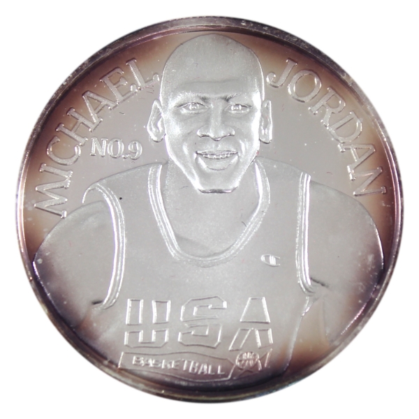 1oz Enviromint 1992 USA Basketball: Michael Jordan Ltd Edition .999 Fine Silver Round (Tax Exempt)