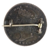 Image 2 : Love Token Pin Struck on Canadian Victorian Coin